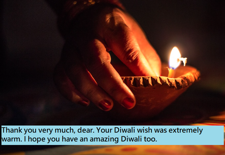 Happy Diwali Thank You Messages