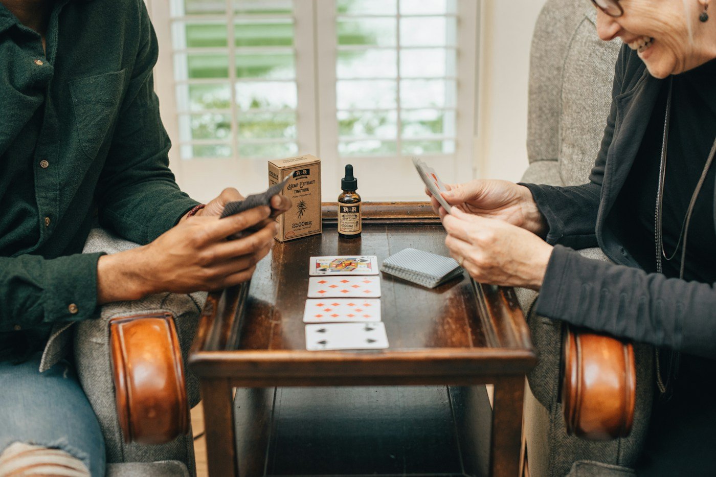Friends enjoying a casual game night